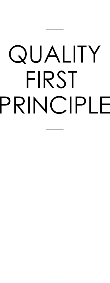 Quality-First Principle